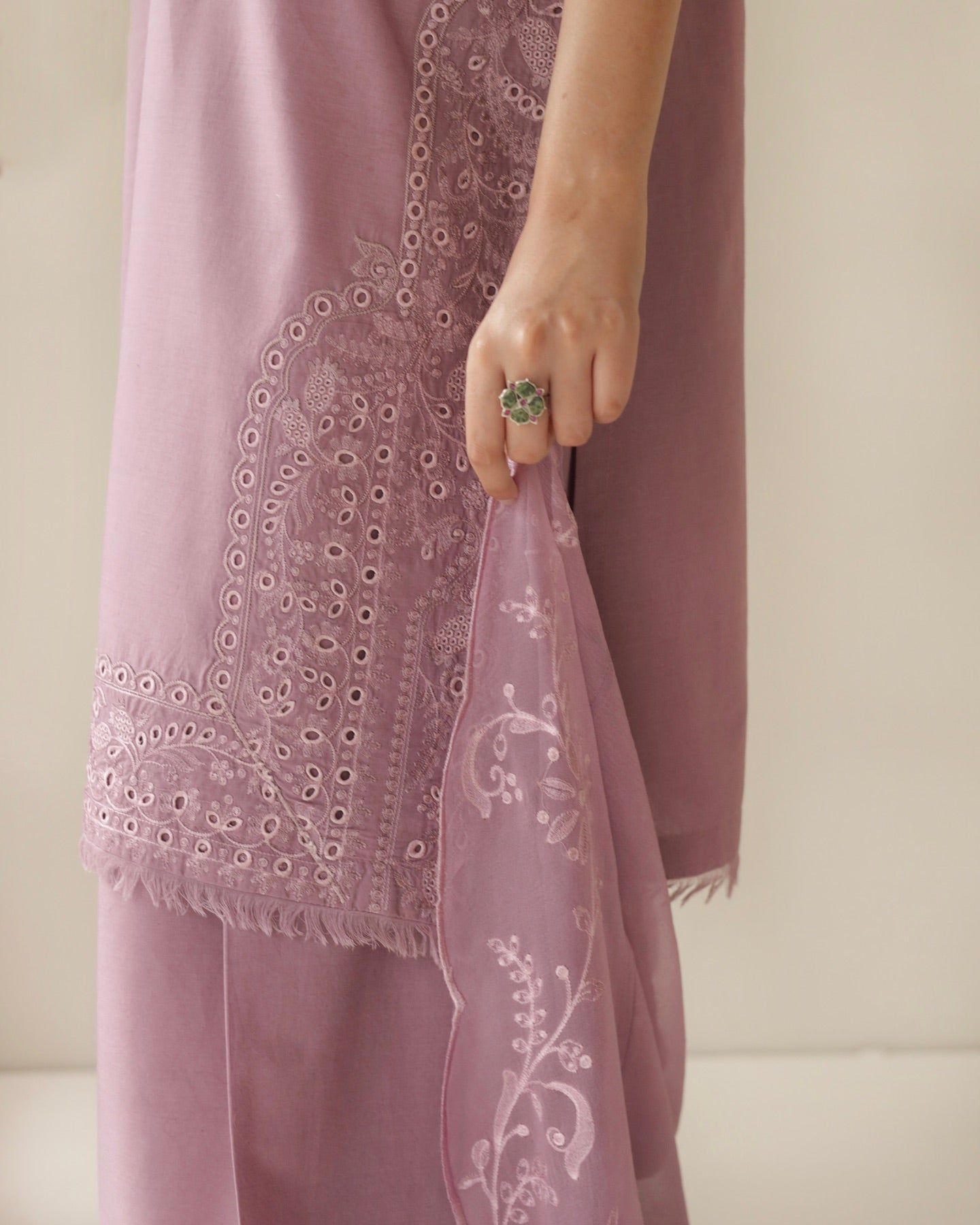 Lavender Lawn 3-Piece Set – Ethereal Elegance