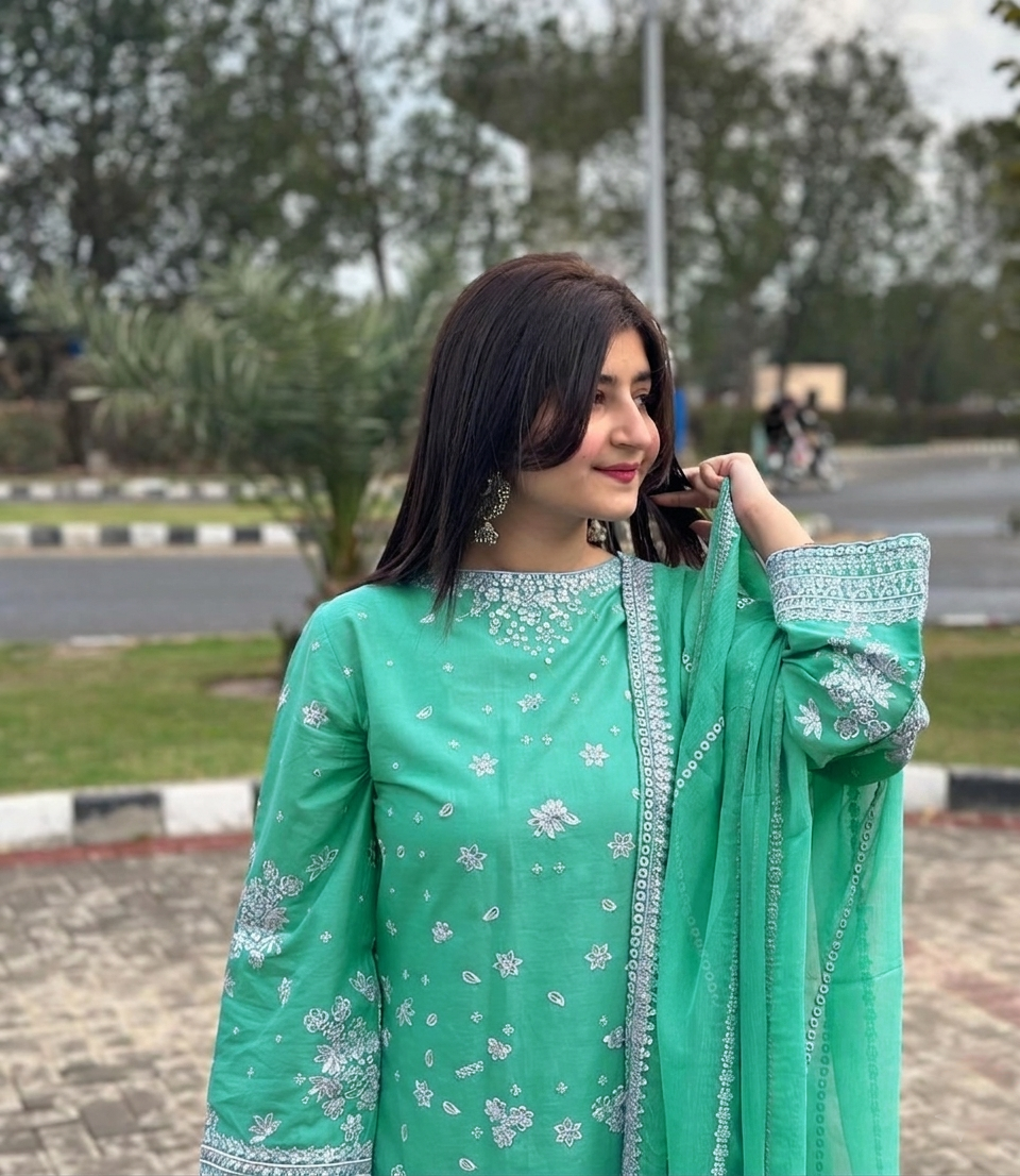 Lawn Embroidered 3Piece SF - 376