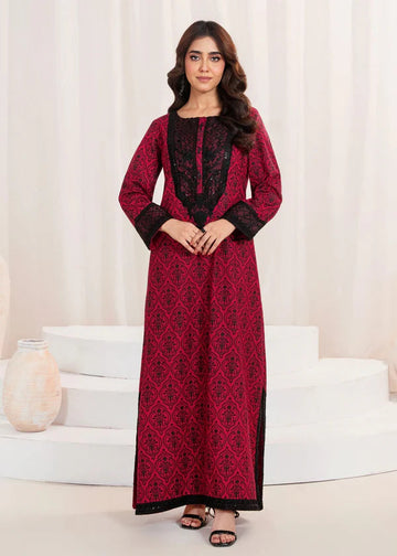 Lawn Embroidered 2Piece Stitched SF-384 (RED)