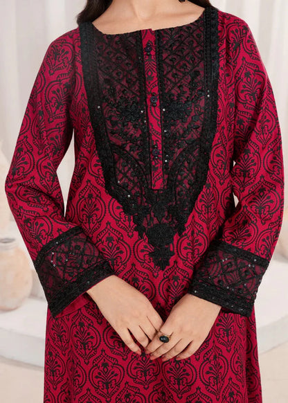 Lawn Embroidered 2Piece Stitched SF-384 (RED)