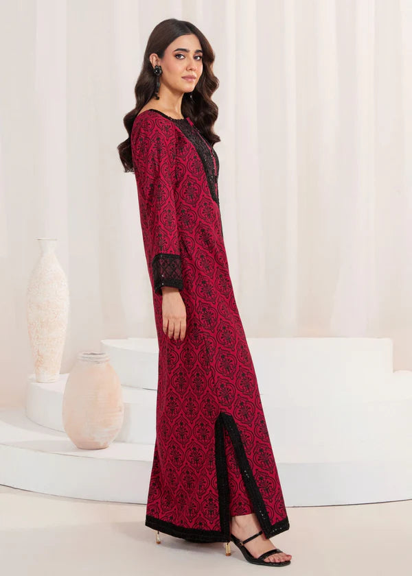 Lawn Embroidered 2Piece Stitched SF-384 (RED)