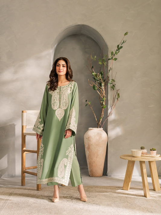 Lawn Embroidered 3Piece Stitched SF - [415 G]