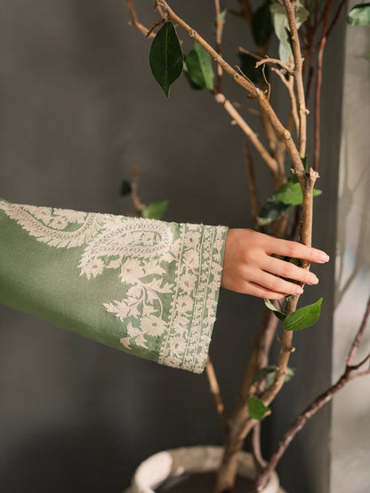Lawn Embroidered 3Piece Stitched SF - [415 G]