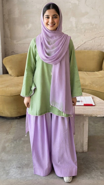 Lawn Printed Stitched 3Piece SF - 377