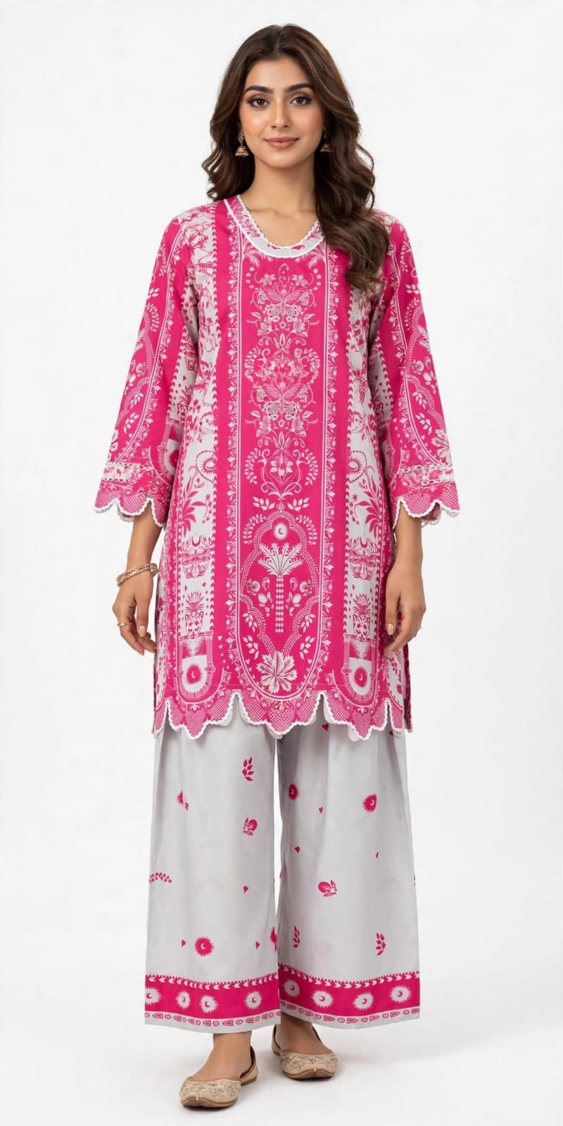Crepe Silk Stitched 2Piece SF-393