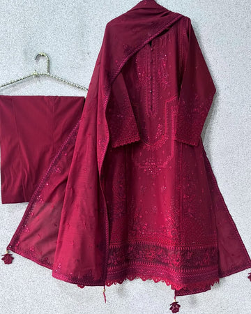 Lawn Embroidered 3Piece SF - 417