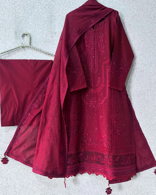 Lawn Embroidered 3Piece SF - 417