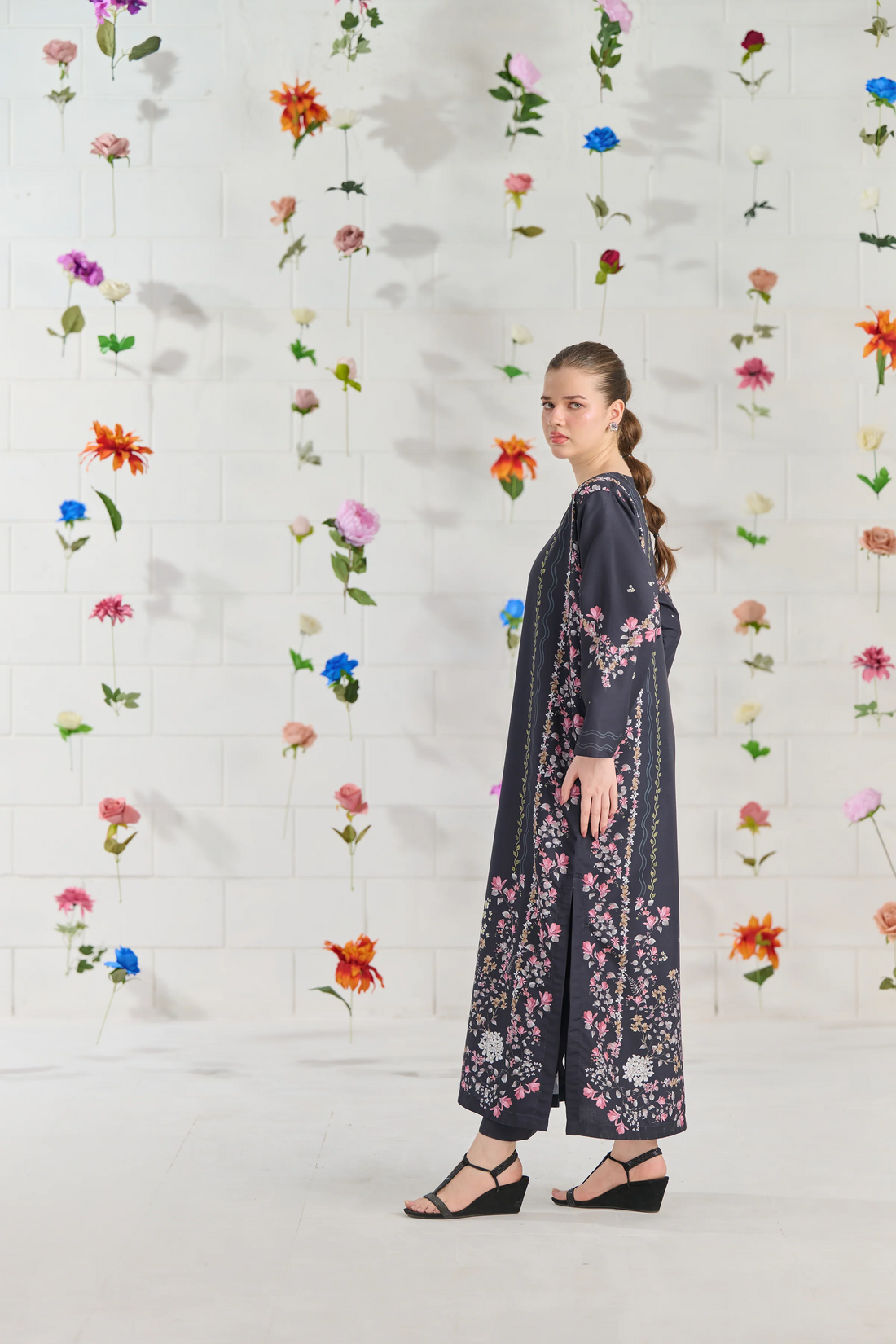 SF - 399  Orchid Premium Printed 3 Pc Stitched Suit