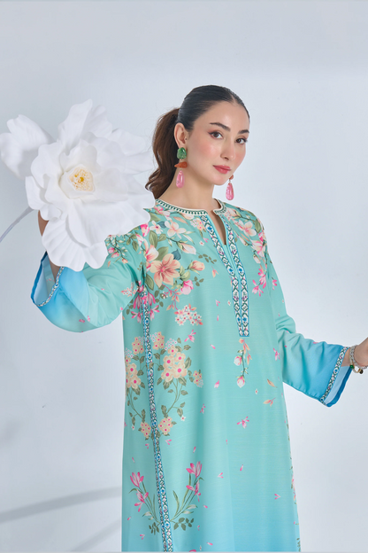 SF - 396 Premium Printed 2 Pc Stitched Suit