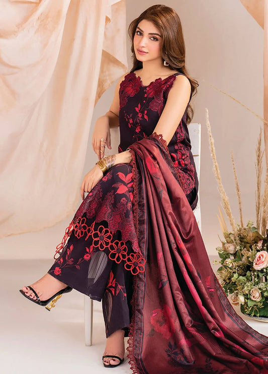 A&N - 5188 Luxury Embroidered 3-Piece STUFF