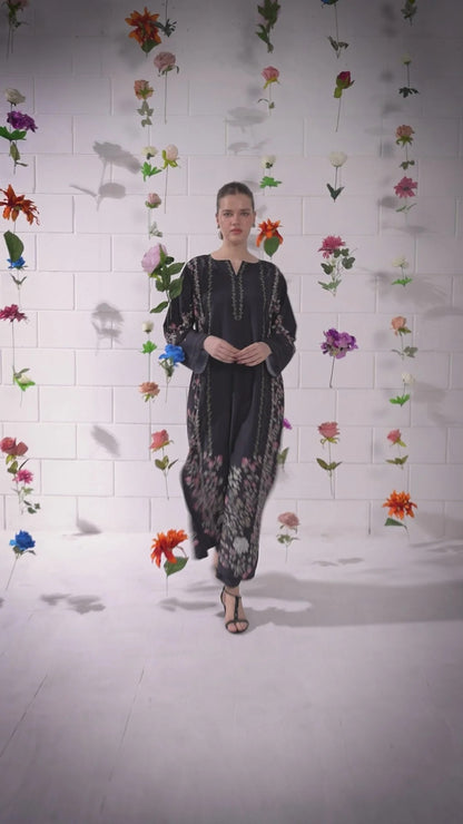 SF - 399  Orchid Premium Printed 3 Pc Stitched Suit