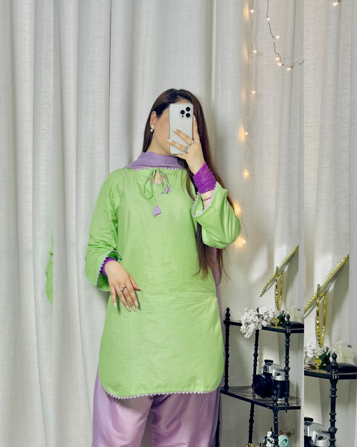 Lawn Embroidered Stitched 3Piece SF - 377
